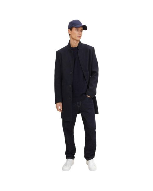 Pull Strickpullover Pullover R-Neck Tom Tailor pour homme en coloris Blue
