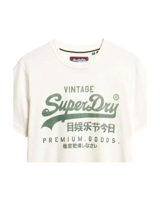 T-Shirts Superdry pour homme en coloris White