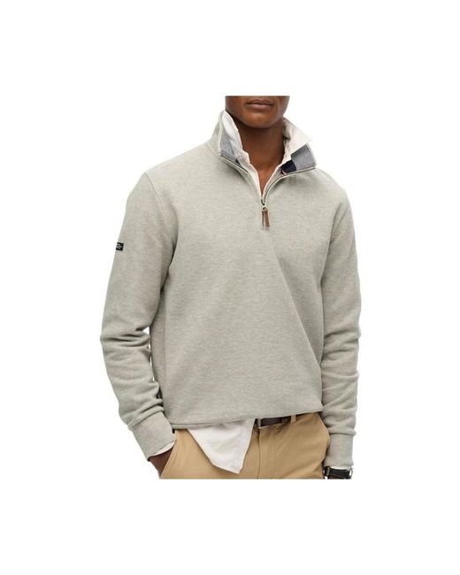 Sweat-shirt M2014078A-07Q Superdry pour homme en coloris Gray