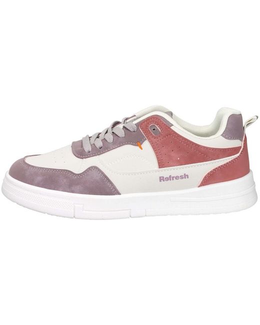 Baskets basses 172346 Refresh en coloris Pink