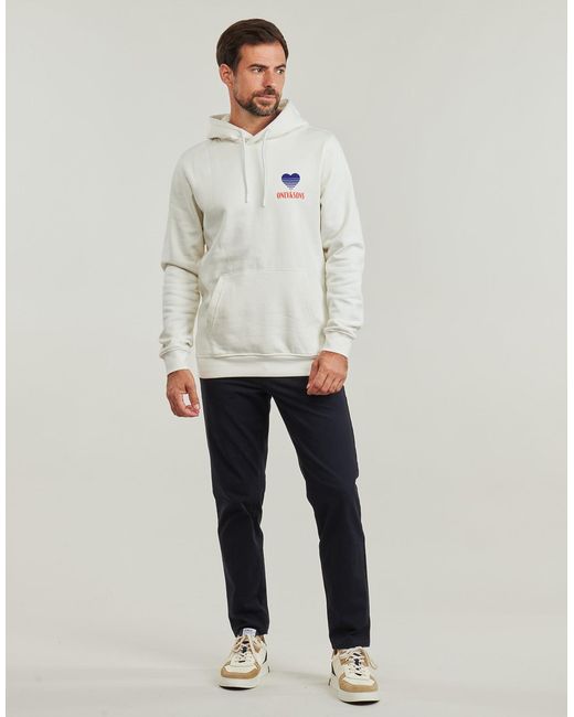 Only & Sons Capuchon Sweaters Onsaugusto in het Blue voor heren
