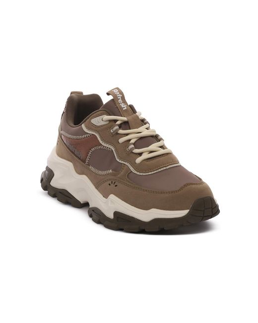Baskets Taupe Refresh en coloris Brown