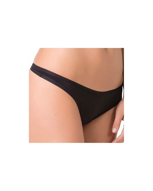 Strings String Invisible Selmark en coloris Black