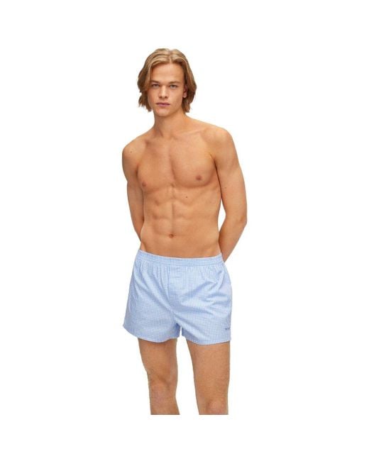 Caleçons Caleçons Web Paquet de 2 Boss pour homme en coloris Blue