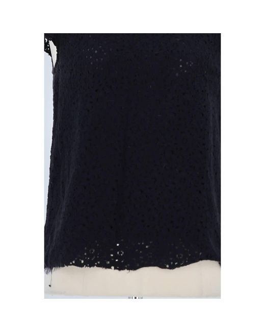 T-shirt T-shirt en coton noir Zadig & Voltaire en coloris Blue