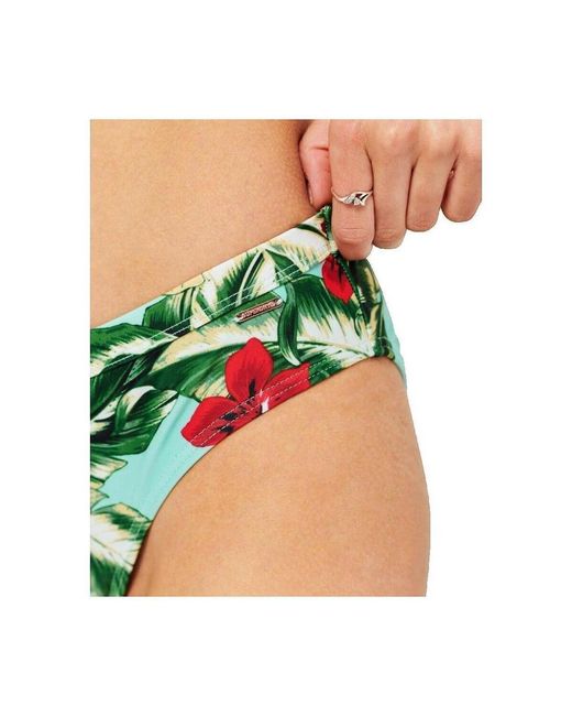 Superdry Bikini Bas De Bikini Vintage Hipster Brief in het Green
