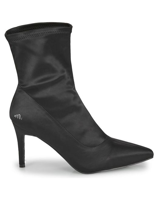 Moony Mood Enkellaarzen New03 in het Black