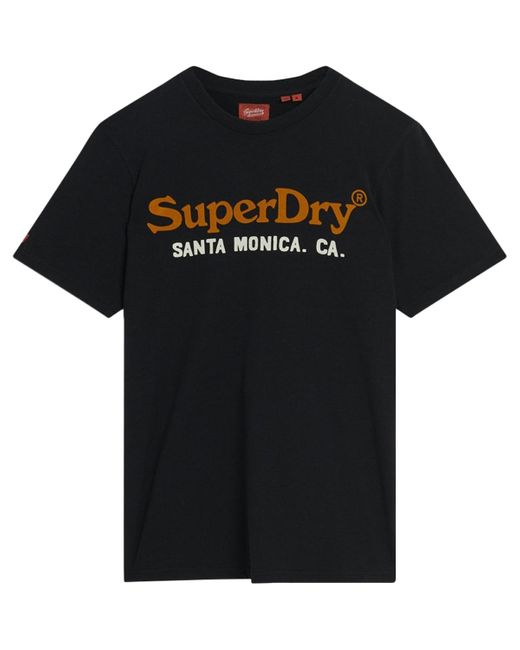 T-shirt Venue Duo Logo Superdry pour homme en coloris Black