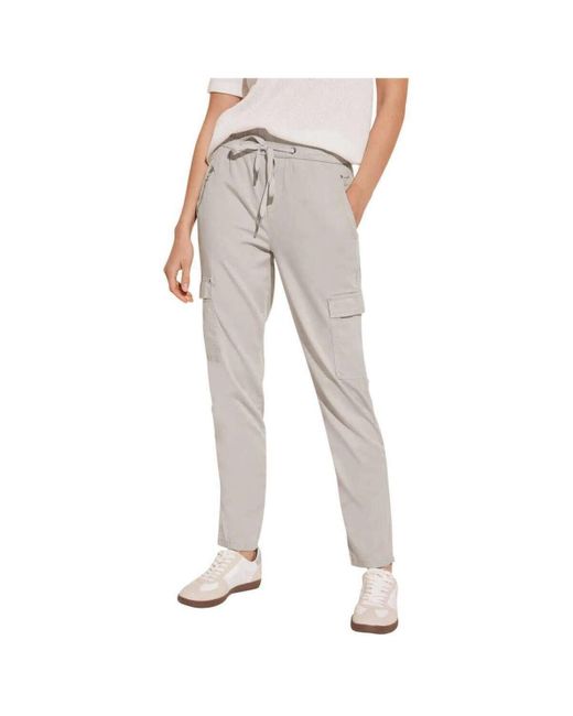 Pantalon 166792VTPE24 Street One en coloris Gray