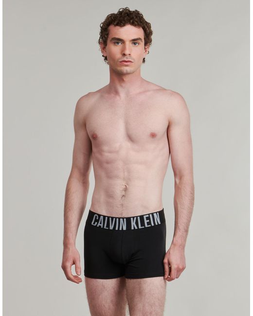 Calvin Klein Boxers Trunk 3Pk in het Black voor heren