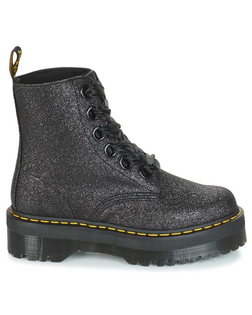 MOLLY GLITTER femmes Boots en Noir Dr. Martens en coloris Noir | Lyst