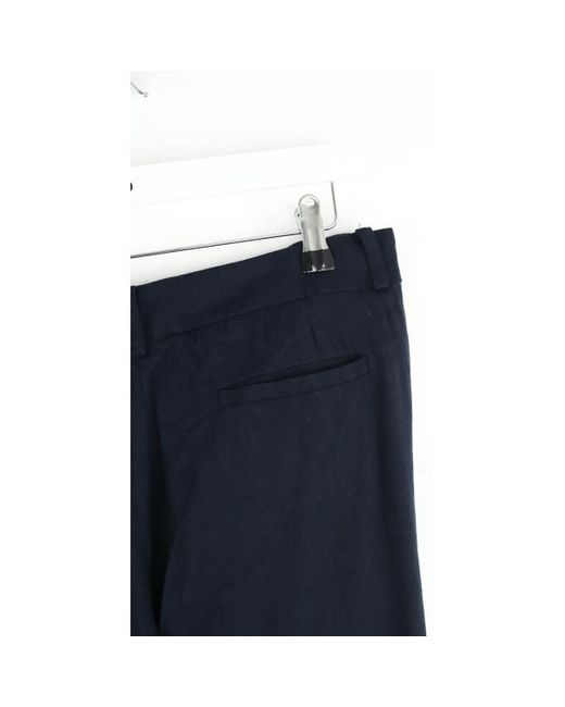 Pantalon Pantalon slim en coton bleu Ba&sh en coloris Blue