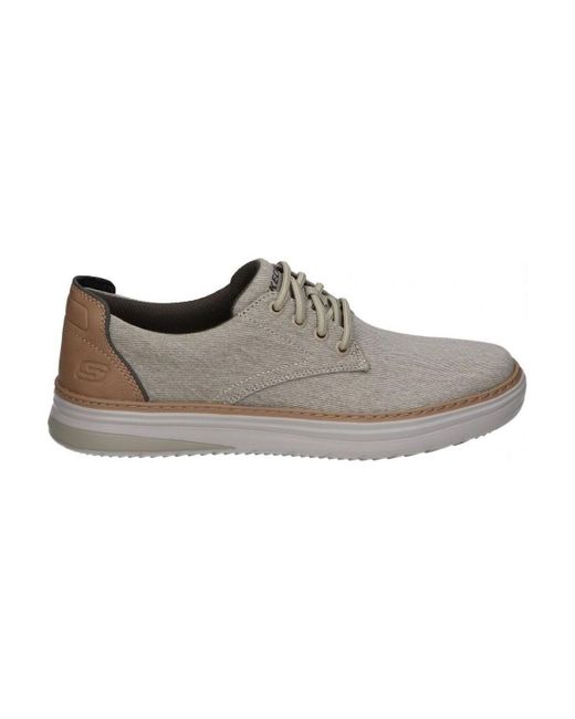 Skechers Nette Schoenen 205135-Khk in het Gray voor heren