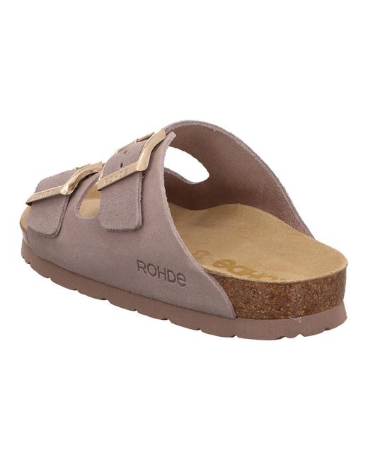 Sabots Rohde en coloris Brown
