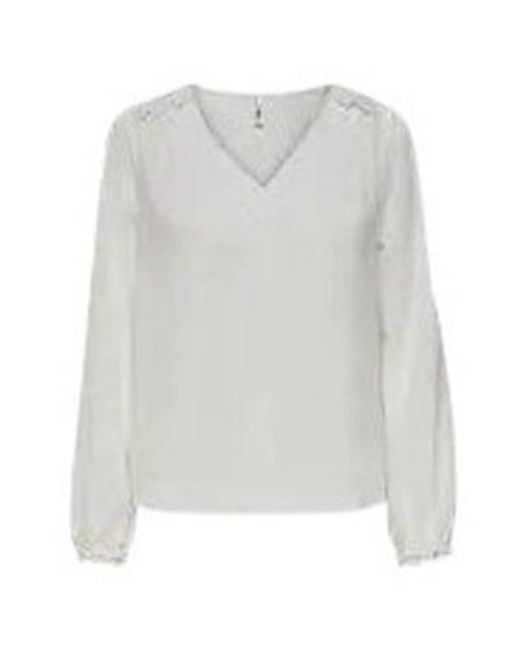 Chemise CHEMISE BLANCHE - CLOUD DANCER / PRINT HEART - S ONLY en coloris White