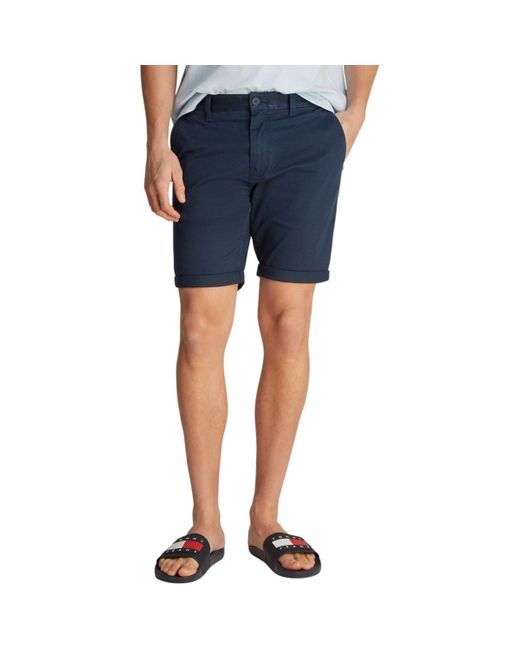 Tommy Hilfiger Korte Broek Tjm Scanton Dm0Dm21950 in het Blue voor heren