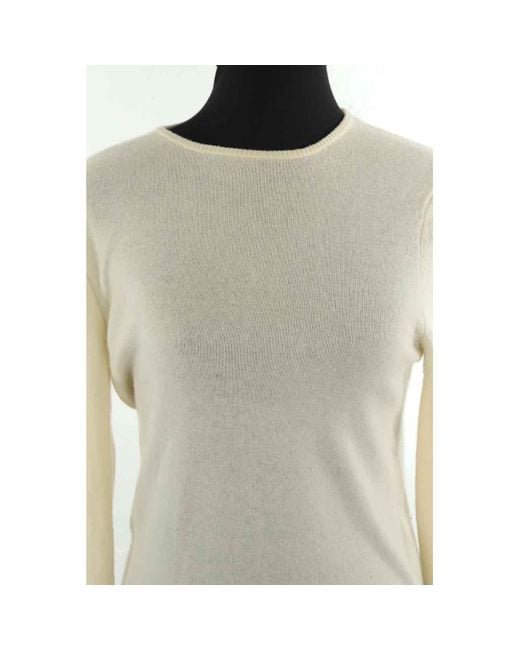 Pull Pull en laine écru Maje en coloris Natural