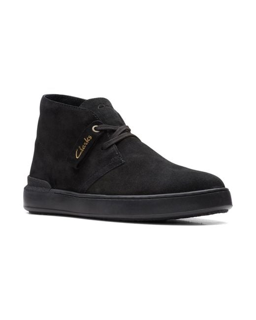Clarks Synthetic Courtlite Dbt Mens Desert Boots Mid Boots in Black for