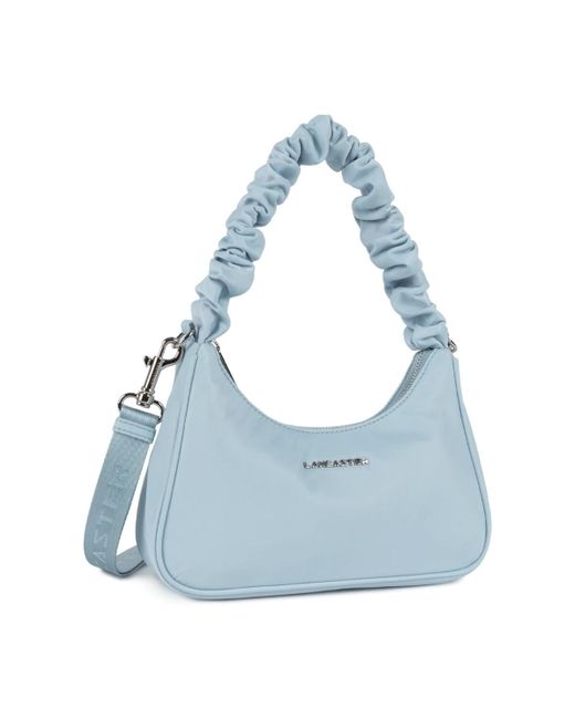 Sac a main Sac porte epaule Ref 57143 Bleu Fume 24*15*6.5 cm Lancaster en coloris Blue