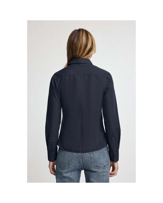 Chemise BLOCK POPLIN W POLO CLUB en coloris Blue