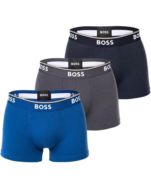 Caleçons Caleçon Paquet de 3 Trunk 3P Power Boss pour homme en coloris Blue