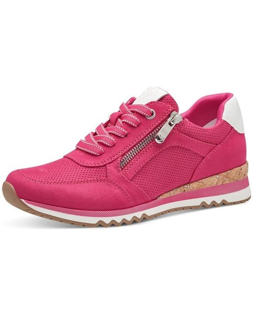 Baskets Marco Tozzi en coloris Pink