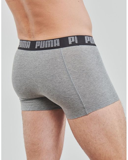 PUMA Boxers Basic X4 in het Gray voor heren