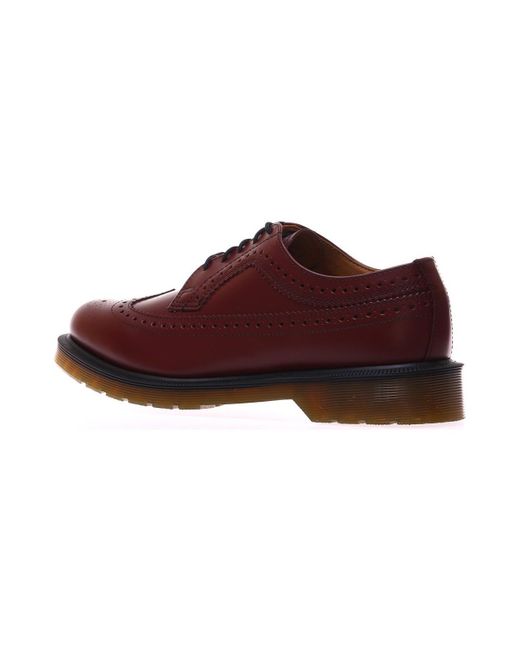 cherry red brogues