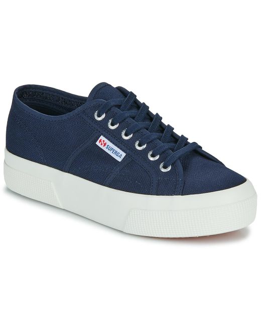Superga Blue Sneaker 2740 Platform