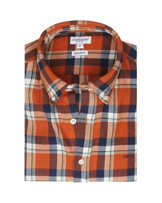 Chemise Arc'teryx Homme Bernal LS Carreaux Marron/orange