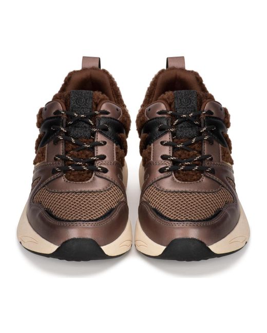 Baskets basses Baskets Carocel pour Posh By Poelman en coloris Brown