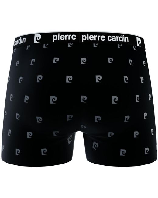 Boxers Lot de 3 boxers en coton Imprimé Class Pierre Cardin pour homme en coloris Black