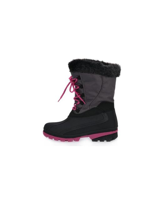 Bottes neige U739 Girl Polhanne Snow Boot WP CMP en coloris Black