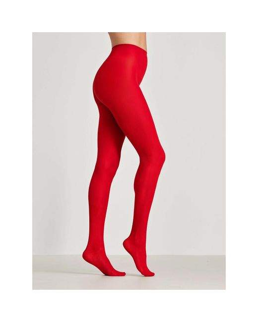 Collants & Bas Collant Daxon en coloris Red