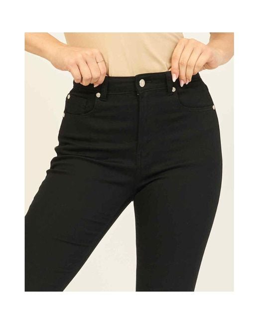 Jeans Jean skinny taille mi-haute Silvian Heach en coloris Black