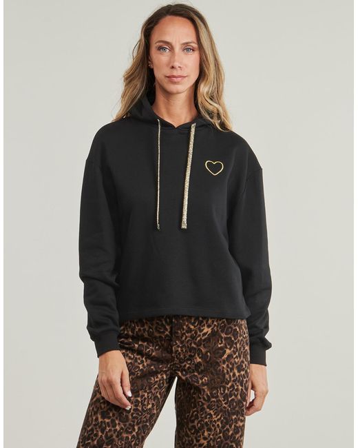 Pieces Capuchon Sweaters Pcchilli in het Black