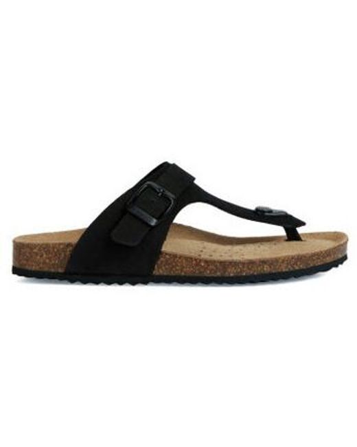 Mules D35Lsk Geox en coloris Black