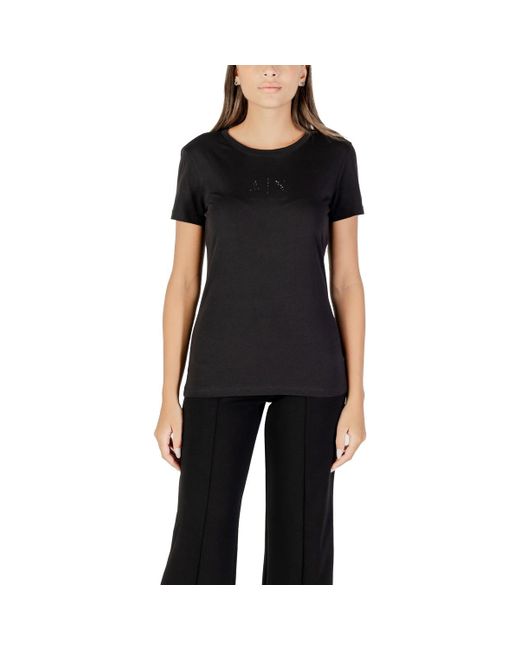 T-shirt XW001459 AF10356 EAX en coloris Black