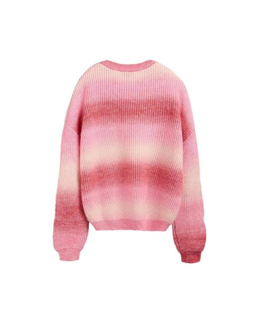 Pull Stripy Teddy Smith en coloris Pink