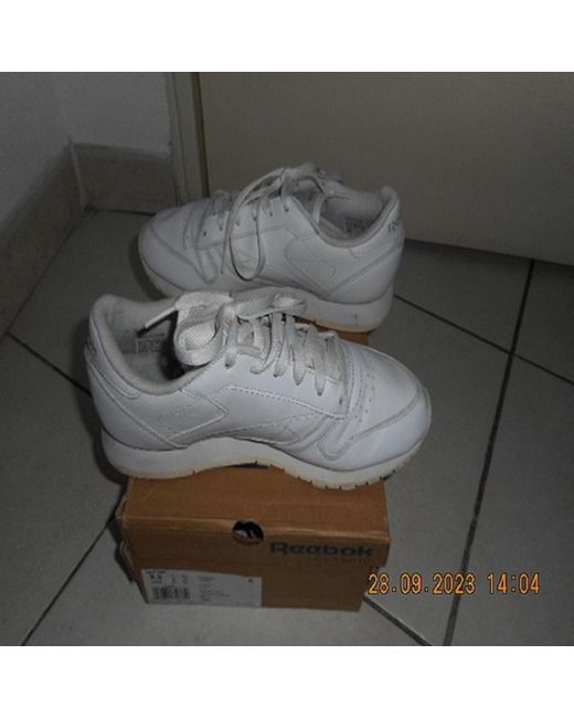Baskets basses Basket cuir blanc Reebok en coloris Gray
