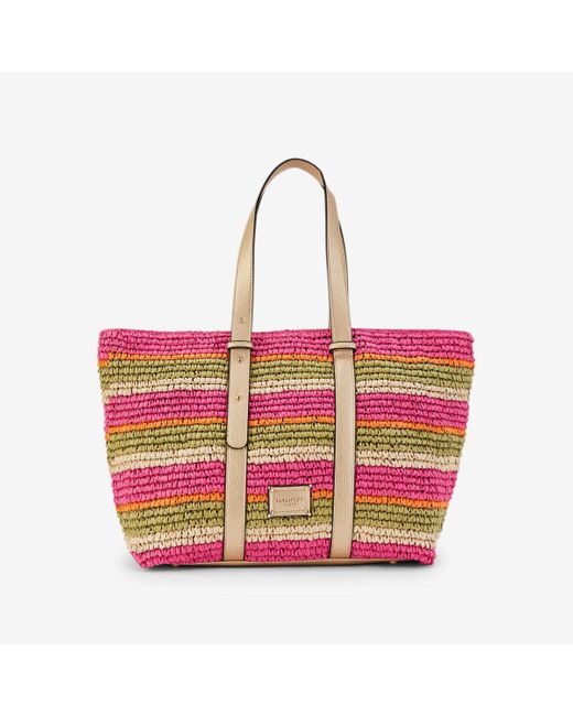 Cabas Sac shopper L multicolore Preziosa Lollipops en coloris Red