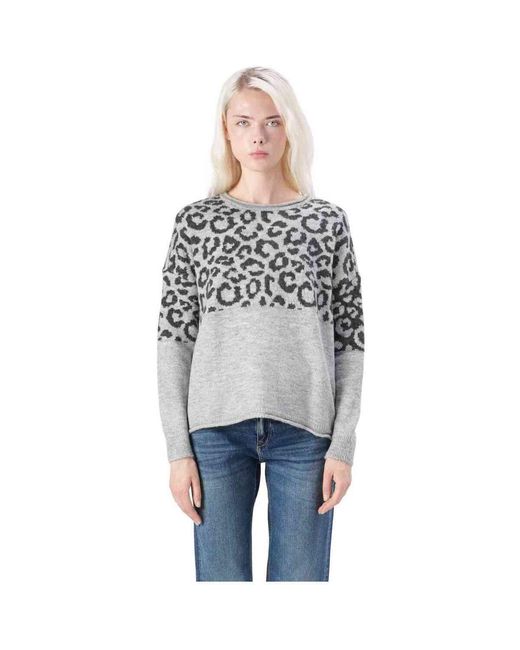 Pull 077-52251275559251 ONLY en coloris Gray