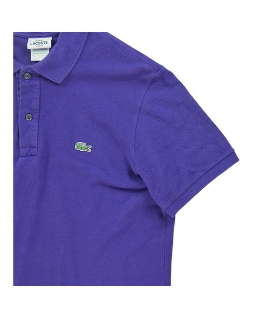 Polo 220784 Lacoste pour homme en coloris Purple