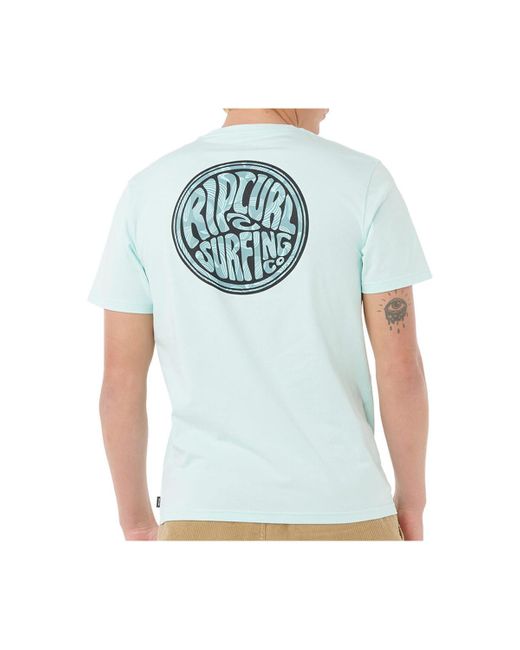 T-shirt _M_DRIFTER TEE Rip Curl pour homme en coloris Blue