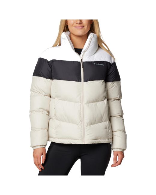 Columbia Parka Jas Puffect Ii Colorblock Jacket in het White
