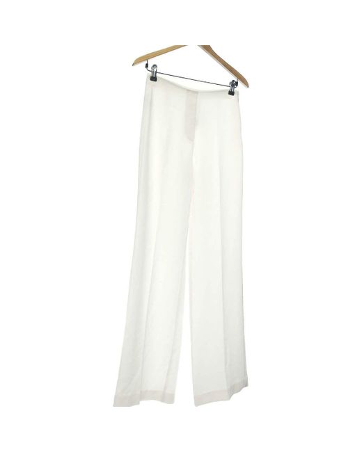 Pantalon Bootcut Femme 36 - T1 - S Pantalon Mango en coloris White