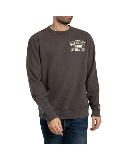 Sweat-shirt Sweat-shirt essentiel athlétique Superdry pour homme en coloris Gray