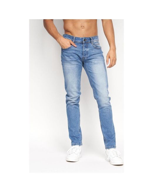 Jeans Malcolm Crosshatch pour homme en coloris Blue