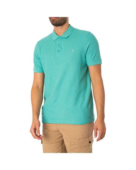 Polo Chemise polo Cove Farah pour homme en coloris Green