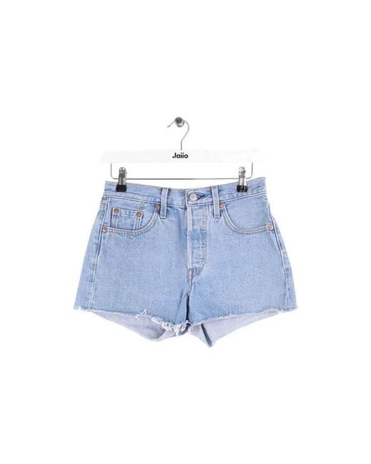 Short Mini Short Levi's en coloris Blue